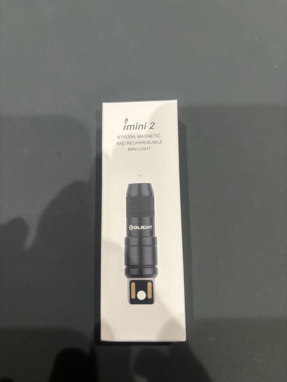 Olight iMini 2 Magnetic Rechargeable Mini Light - Black